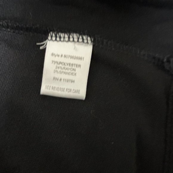 Live And Let Live Open Front Cardigan Black Lace Women’s 1X‎ Plus Waterfall EUC - Picture 7 of 8